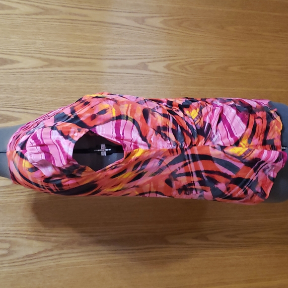 Worthington - Pink & Orange Top - Ladies Petite Large - Picture 2 of 12